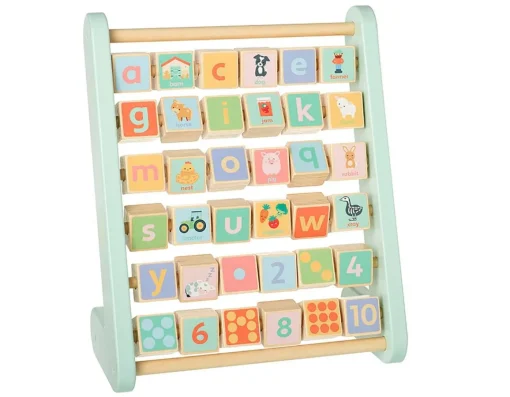 Clearance Orange Tree Toys Alphabet Farmyard Abacus - 1,2,3, Moo!