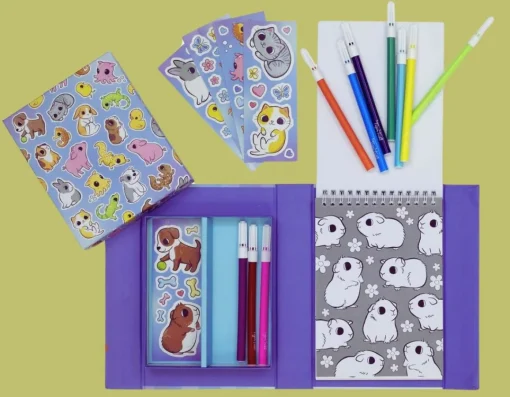 Clearance Tiger Tribe Baby Animals - 36-Page Colouring Set