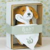 Living Nature Baby Beagle with Blanket - Gift Box