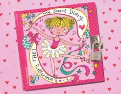 Hot Rachel Ellen Designs Ballerina Secret Lockable Diary