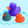 Hot Buddy & Barney Bath Time Ducks - Colour Changing