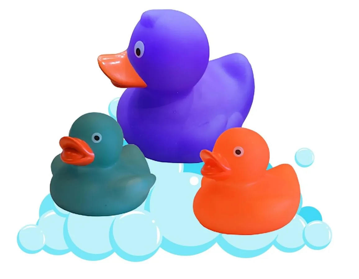 Hot Buddy & Barney Bath Time Ducks - Colour Changing