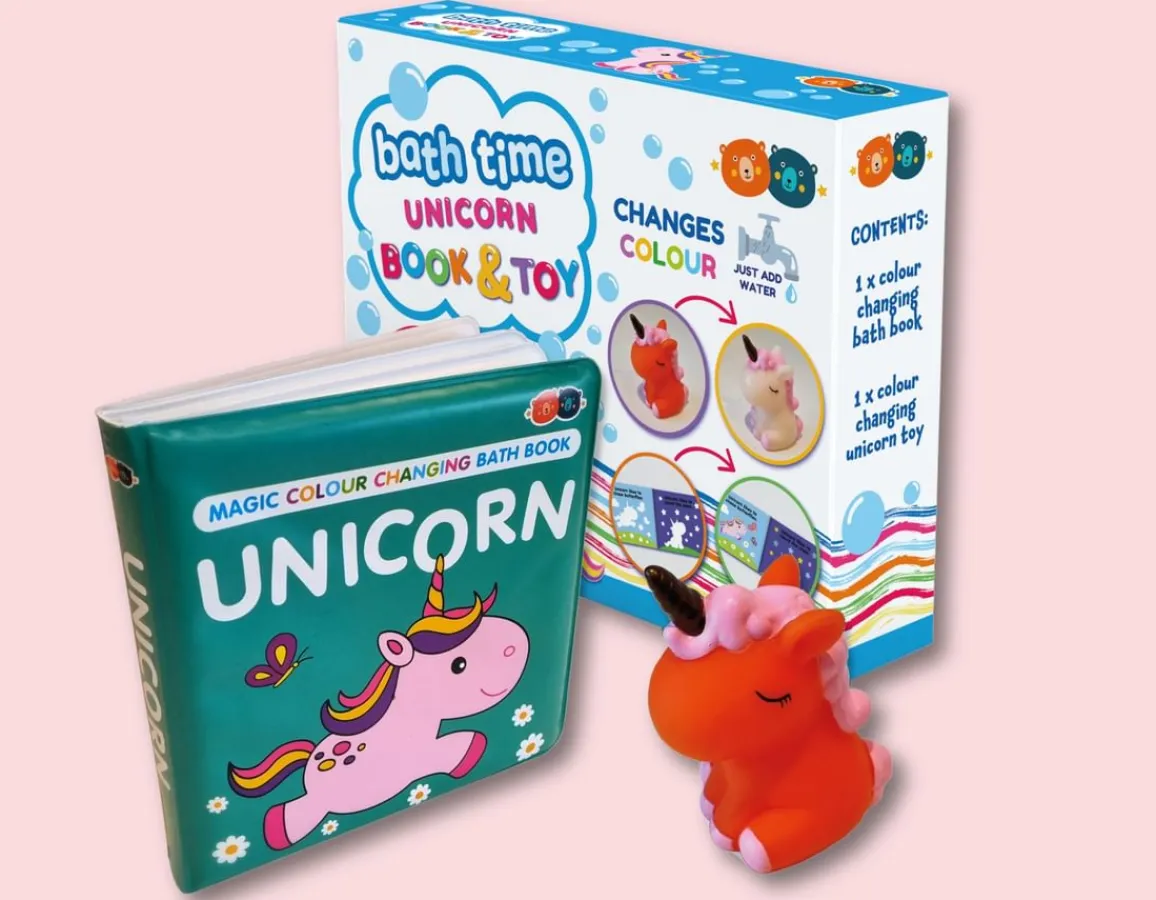 Best Bath Time Unicorn Book & Toy - Changes Colour!