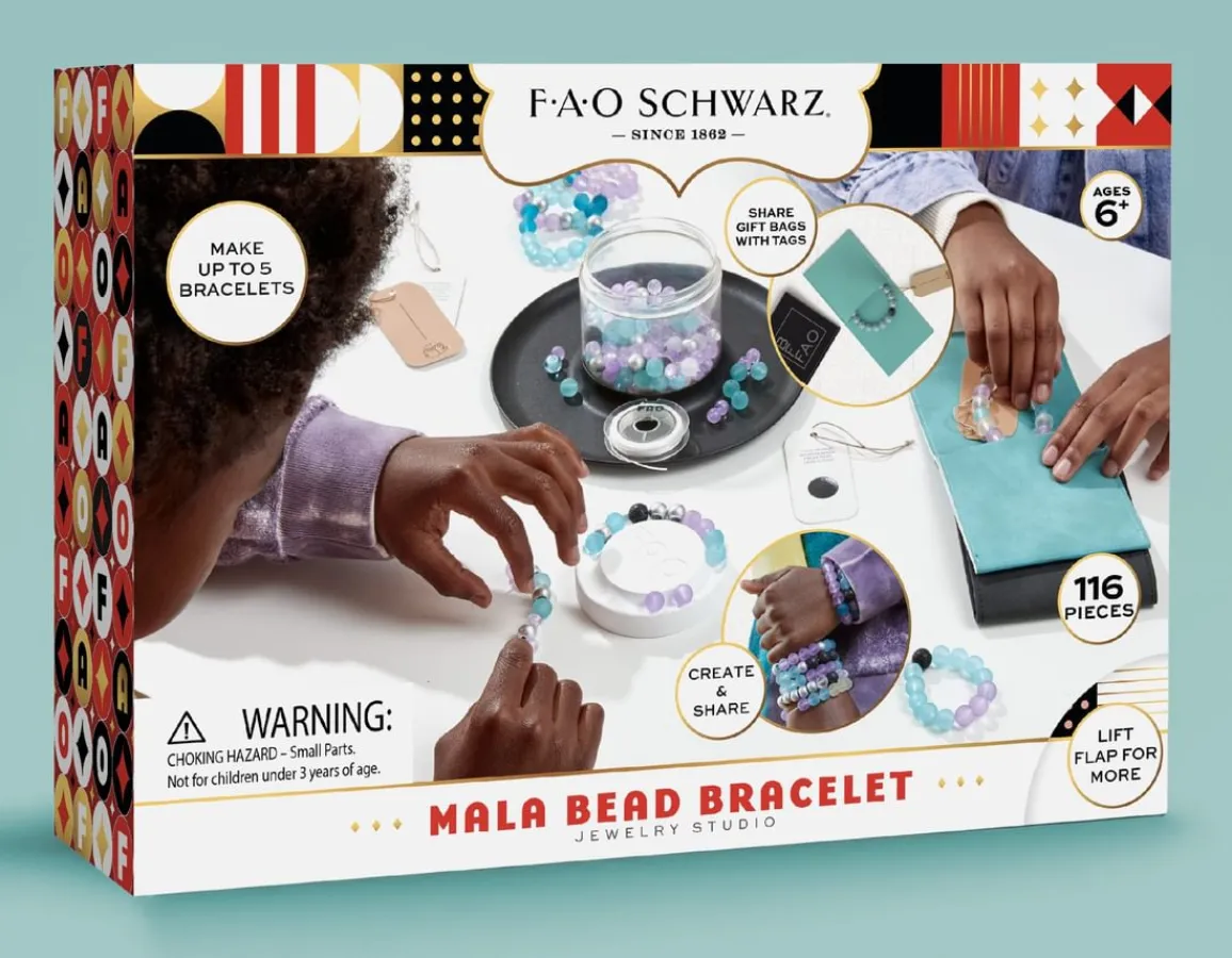 Clearance FAO Schwarz Bead Bracelet Jewellery Studio - 116 Piece Set