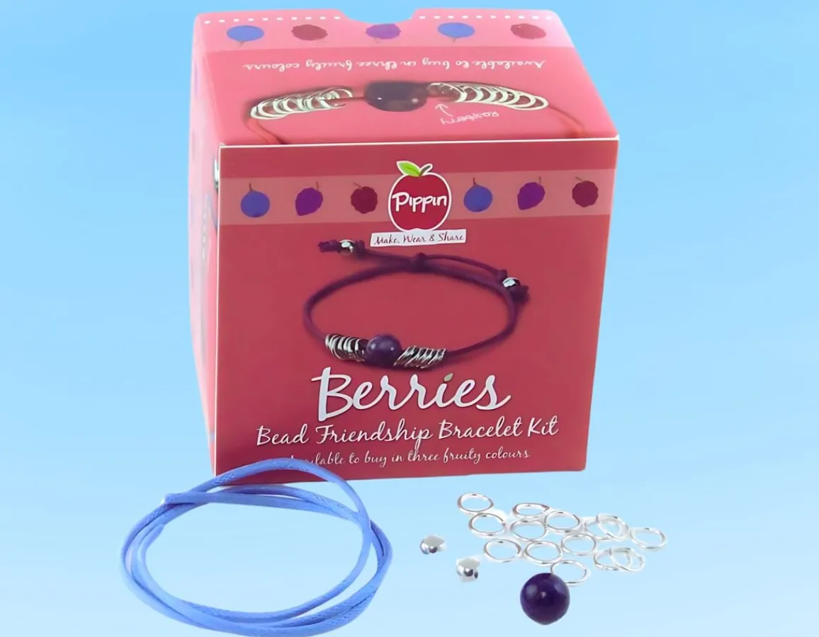 New Pipkits Bead Friendship Bracelet Kit - Blueberry