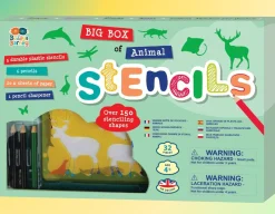 Clearance Buddy & Barney Big Box of Animal Stencils - 150 Shapes