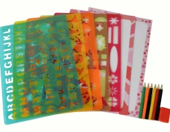 Outlet Buddy & Barney Big Box of Stencils - Over 150 Shapes