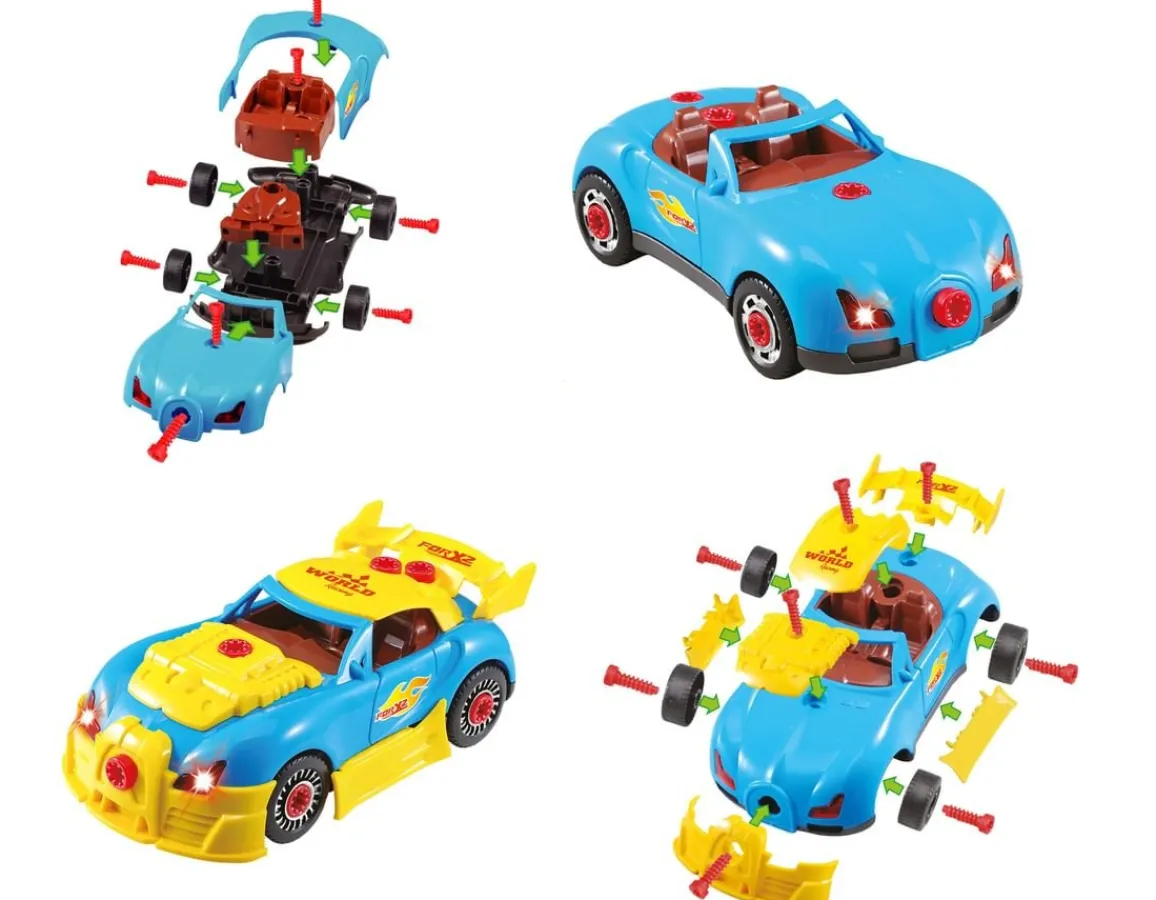New Buddy & Barney Build Your Own Racing Car - 30 pieces