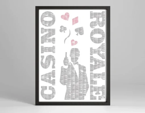 Outlet Spineless Classics Casino Royale - The Book on a Poster