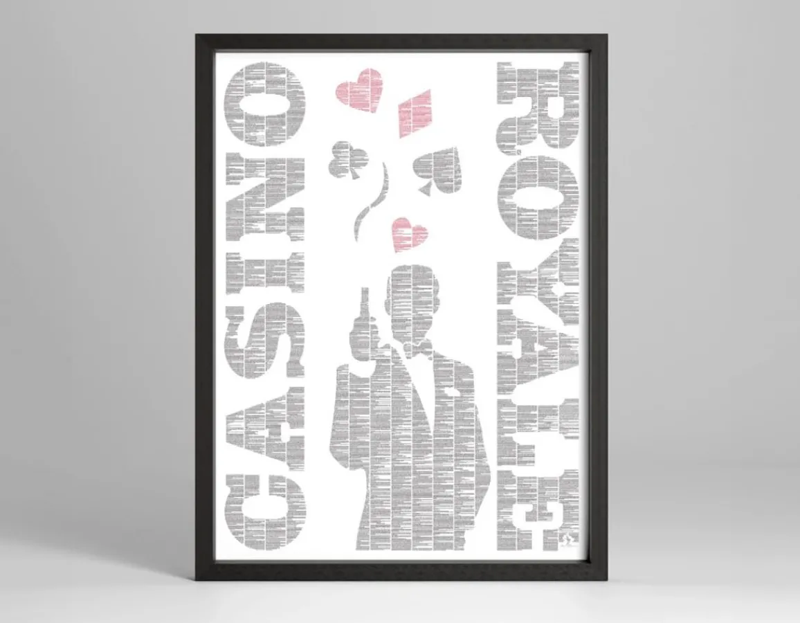Outlet Spineless Classics Casino Royale - The Book on a Poster