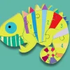 Orange Tree Toys Chameleon Wooden Number Puzzle