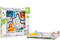 Online Classic World City 2 in 1 Pathfinder - Wooden Game