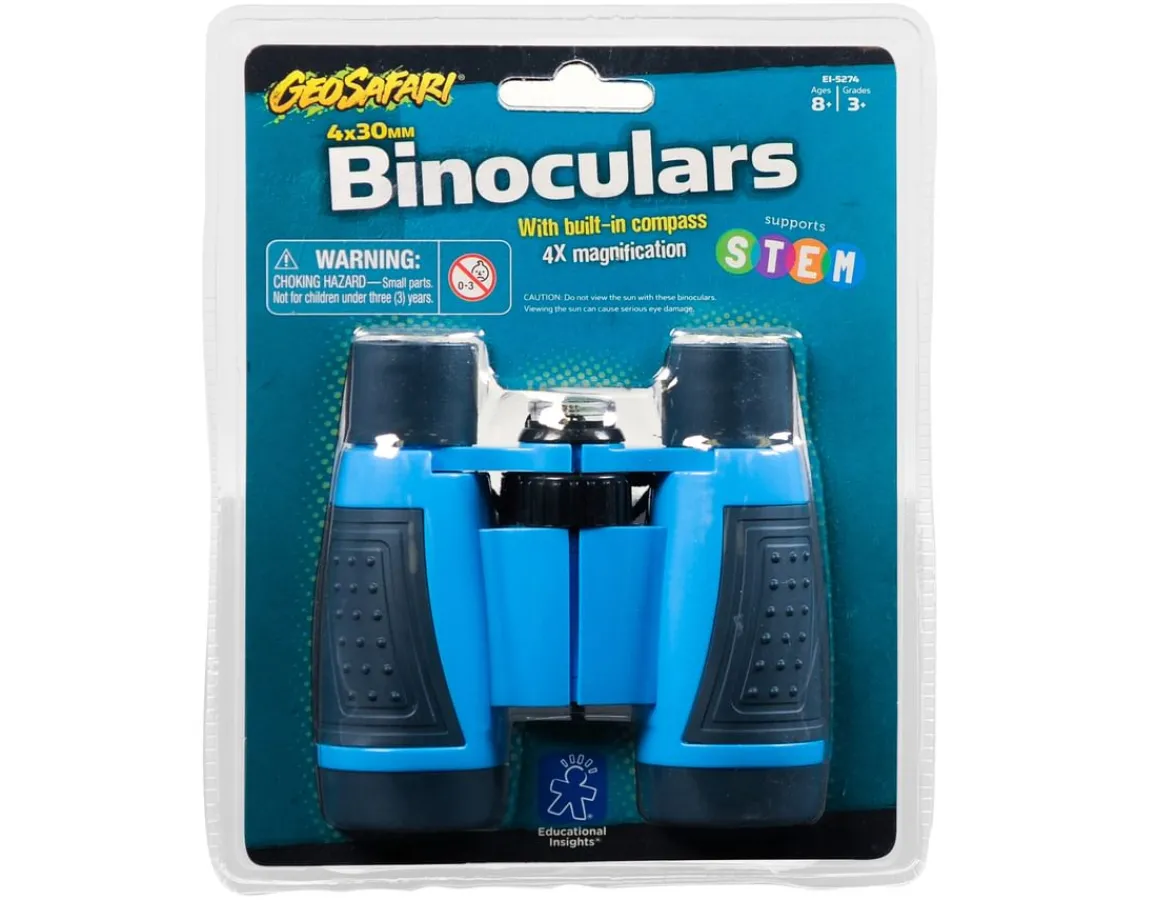 New Educational Insights Compass Binoculars - 4X Magnification