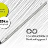 New Troika Construction Endless Pencil - Writes for 20km!