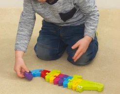 New Orange Tree Toys Crocodile - Wooden Number Puzzle