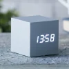 Best Gingko Cube Click Clock - Sound Activated Display