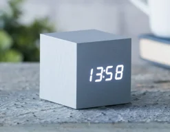 Best Gingko Cube Click Clock - Sound Activated Display