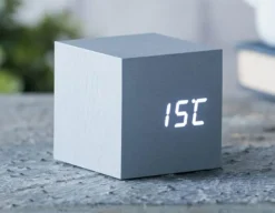 Best Gingko Cube Click Clock - Sound Activated Display