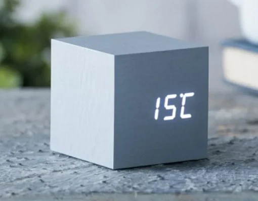 Best Gingko Cube Click Clock - Sound Activated Display