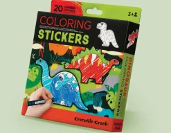 Outlet Crocodile Creek Dino Colouring Stickers - Set of 20 with 5 Crayons