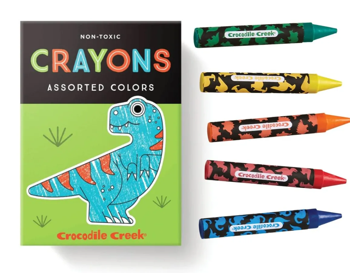 Outlet Crocodile Creek Dino Colouring Stickers - Set of 20 with 5 Crayons