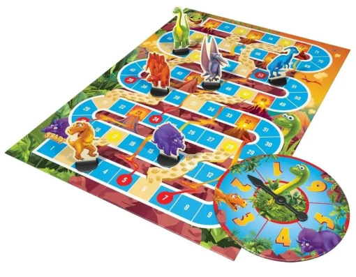 New Cheatwell Games Dinosaur Snakes and Ladders