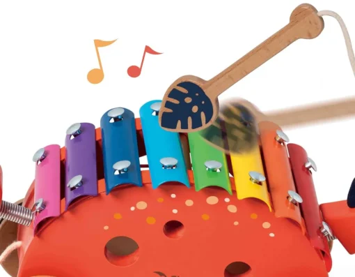 Clearance Classic World Dinosaur Xylophone - Wooden Pull Along