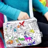 New Eat Sleep Doodle Fairytales Crossbody Bag - Doodle Your Own!