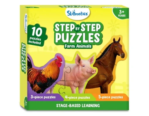 Sale Skillmatics Farm Animal Puzzles - Step by Step