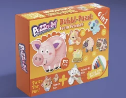 Hot Snapmedia Farm Friends Puzzly-Do - 6 Animal Jigsaws