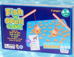 New Fiesta Crafts Fish 'n' Spell Game - In Four Languages!