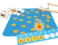 New Fiesta Crafts Fish 'n' Spell Game - In Four Languages!