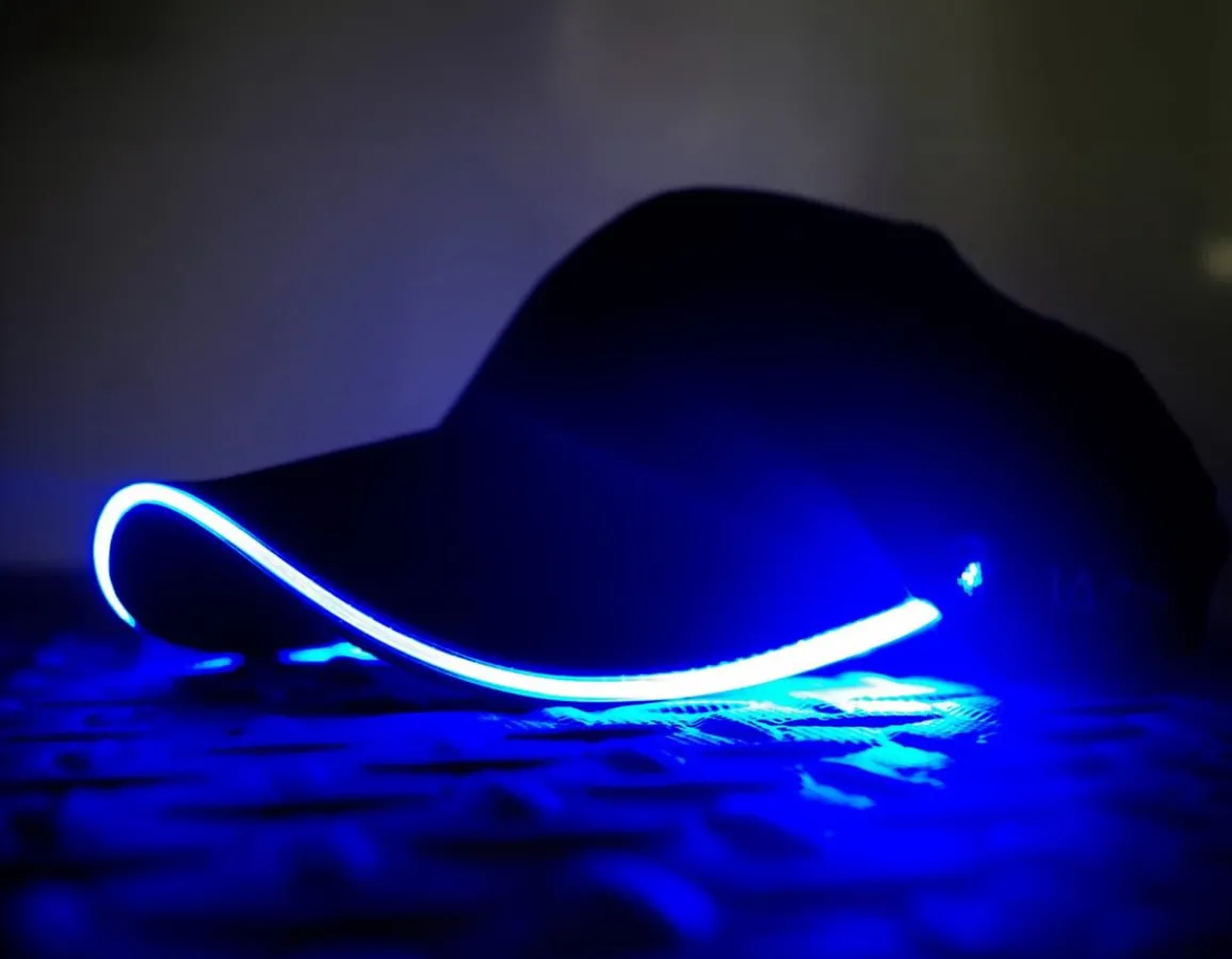 New Illuminated Apparal Flashing LED Baseball Cap