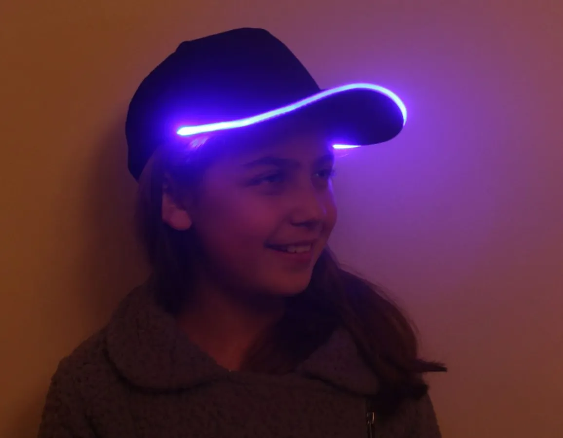 New Illuminated Apparal Flashing LED Baseball Cap