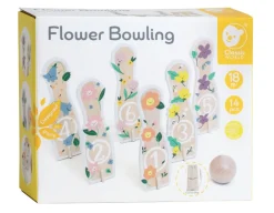 Online Classic World Flower Bowling - 14 Wooden Pieces!