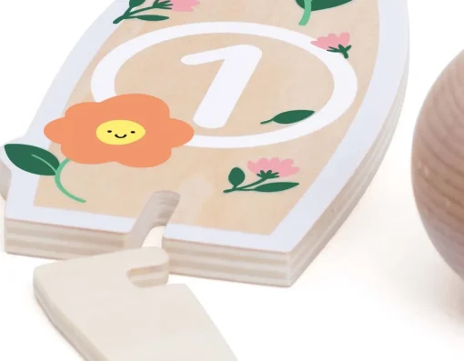 Online Classic World Flower Bowling - 14 Wooden Pieces!
