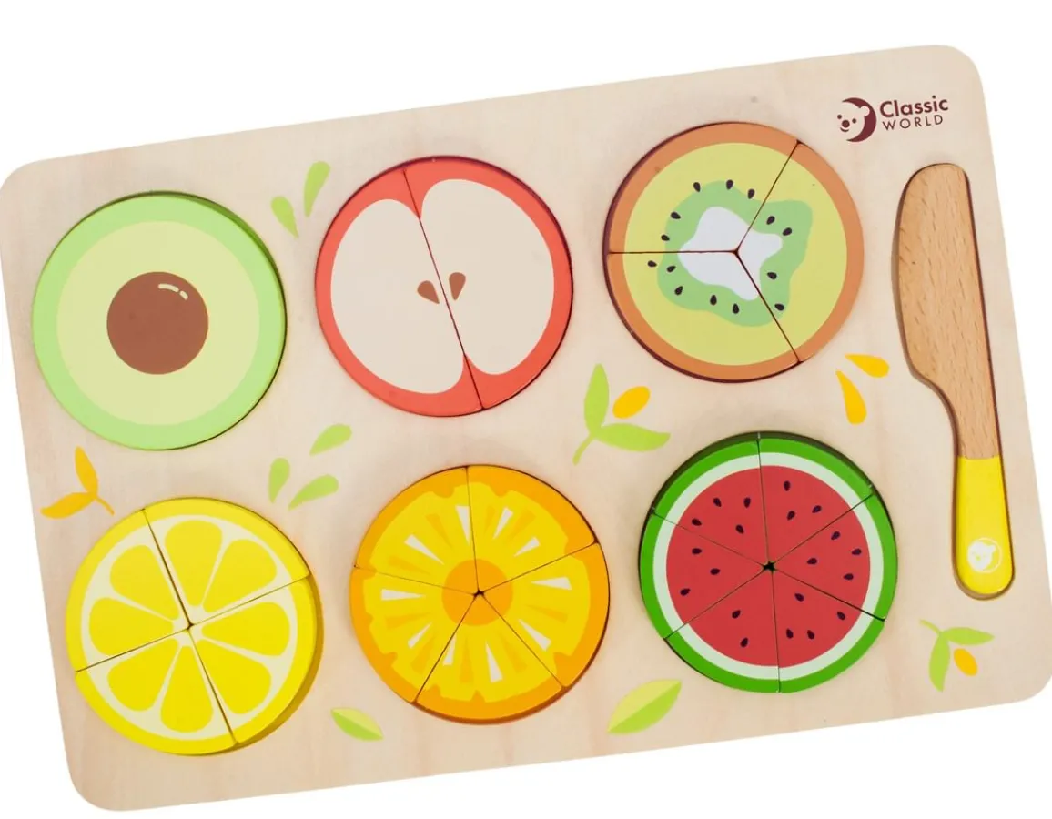 Outlet Classic World Fruity Fractions - Wooden Set