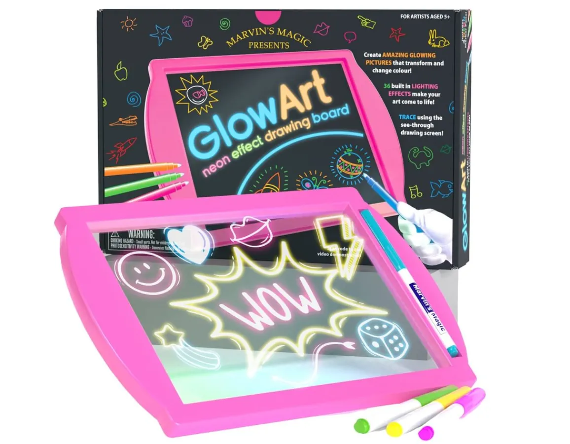 Outlet Marvin's Magic Glow Art - Neon Effect Drawing Board
