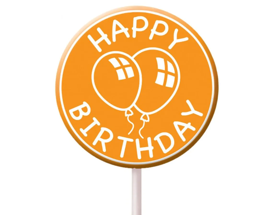New The Original Candy Co. Happy Birthday Lollipop - Hip Hip Hooray!