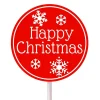 Clearance The Original Candy Co. Happy Christmas Lollipop - Yummy Strawberry