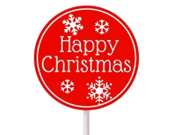 Clearance The Original Candy Co. Happy Christmas Lollipop - Yummy Strawberry