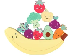 Online Orange Tree Toys Happy Veggies Balancing Game