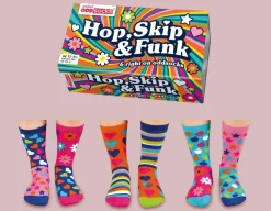 Clearance United Odd Socks Hop Skip & Funk - Six Odd Socks!
