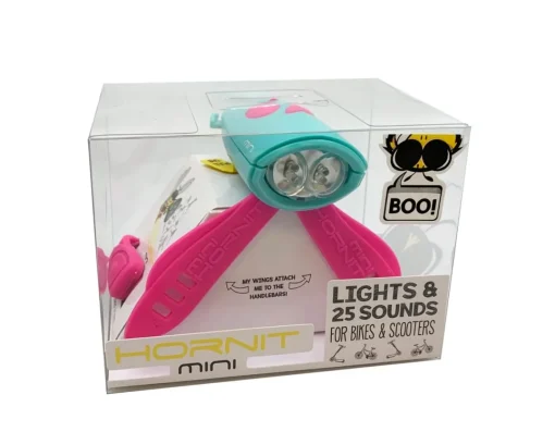 Mini Hornit HORNIT, Turquoise & Pink - For Bikes & Scooters to Sound