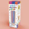 New Wonderbox 8-in-1 Crayon Pen - Retractable Colours
