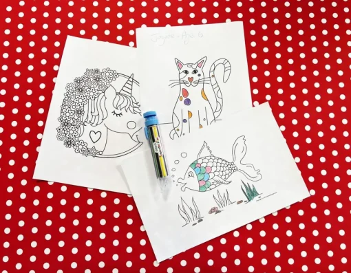 New Wonderbox 8-in-1 Crayon Pen - Retractable Colours