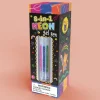 Clearance Wonderbox 8-in-1 Neon Gel Pen - Retractable Colours