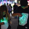Best Illuminated Apparel Interactive Glow T-Shirt - Black age 7-8