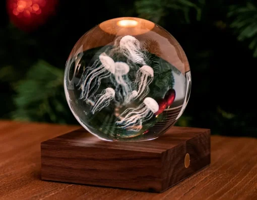 Sale Gingko Jellyfish Crystal Light - 3D Effect