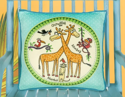 Outlet Tyrrell Katz Jungle Plush Cushion - So Soft!